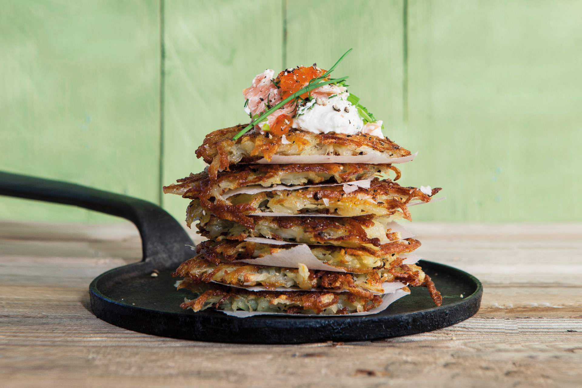 Rösti mit geräuchertem Lachs | Cantadou