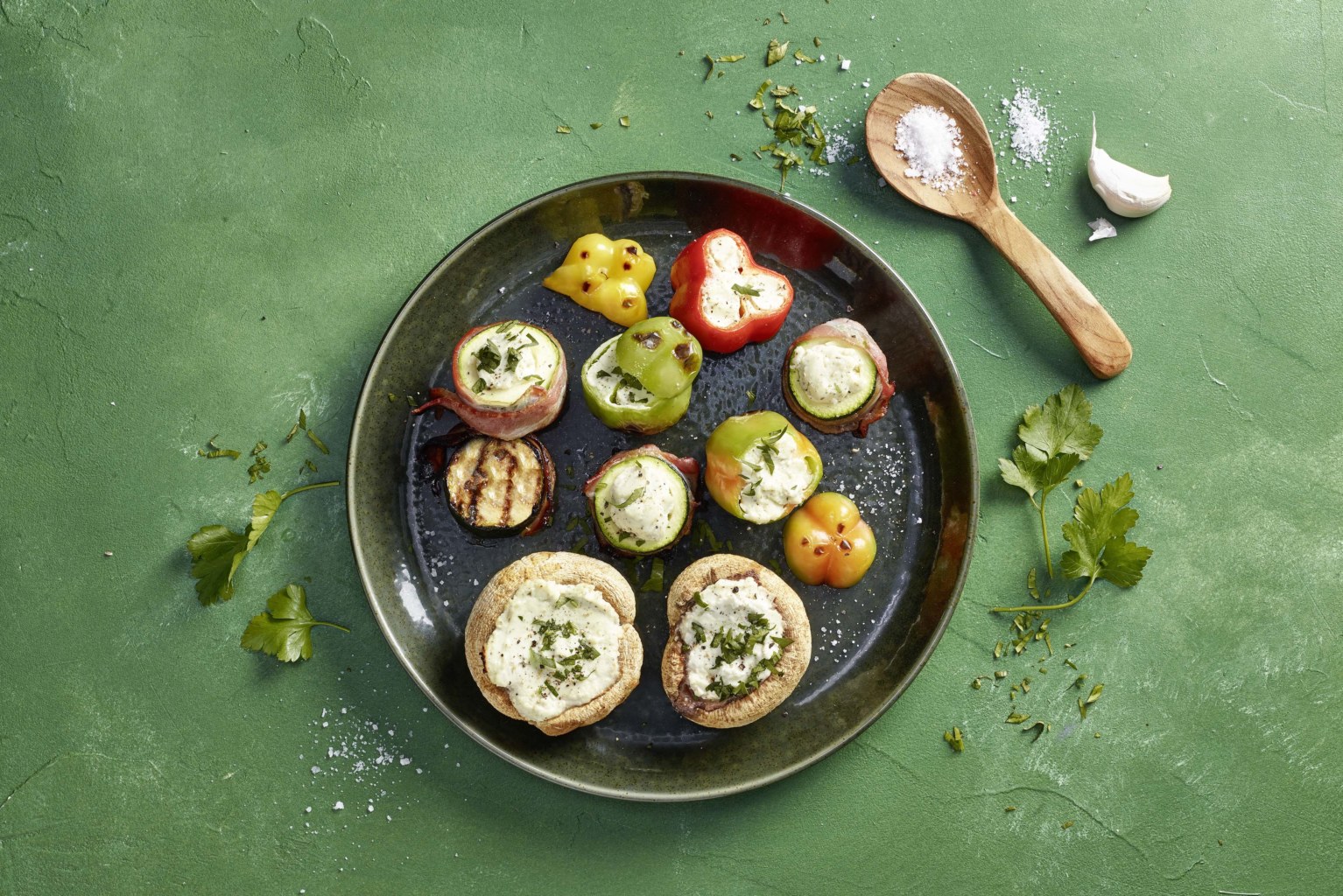 Légumes grillés farcis