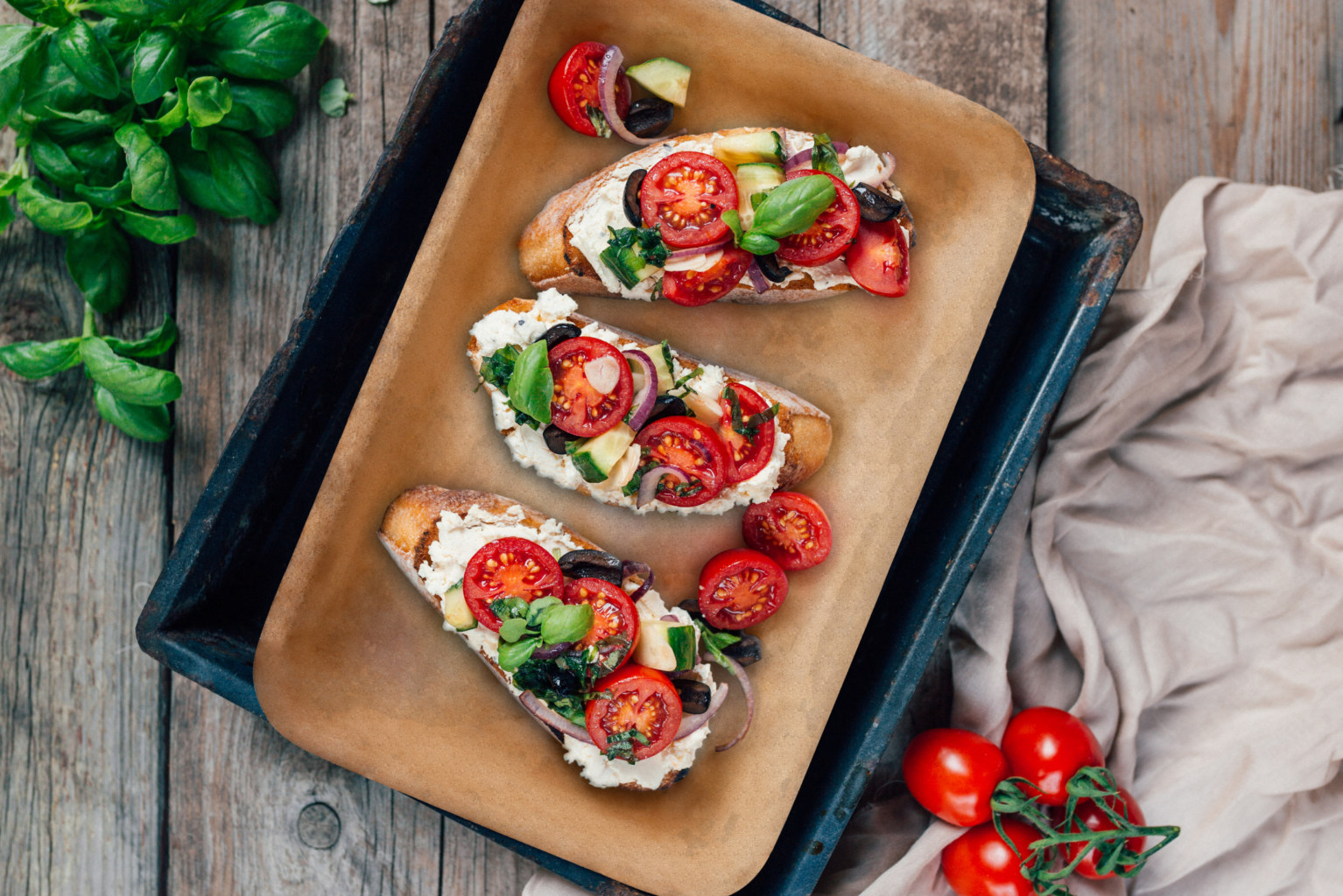 Bruschetta façon panzanella