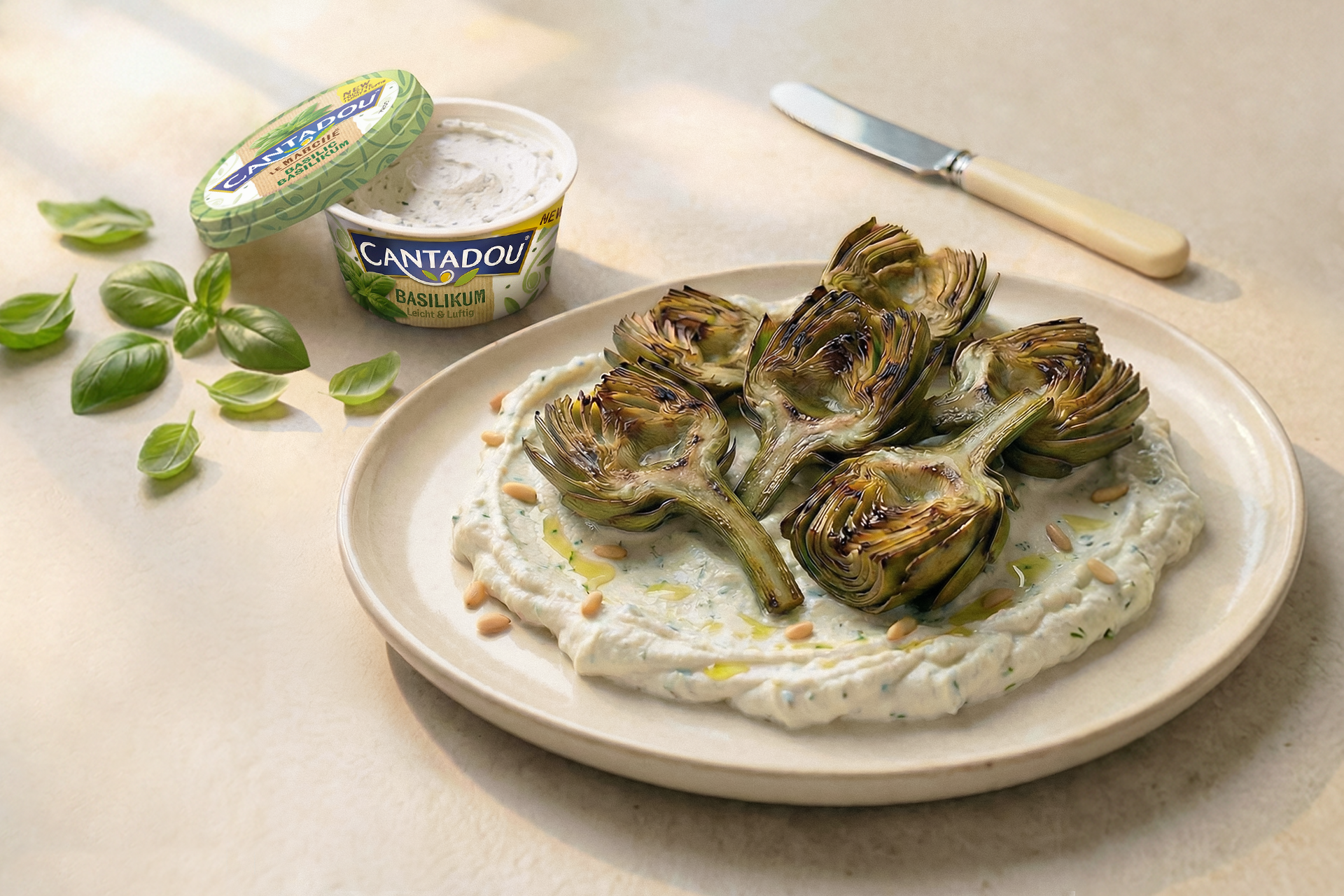 Gebratene Artischocken